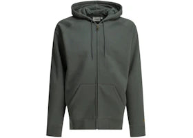 Carhartt Hooded Chase Zip Sweatshirt Blue - vue 360