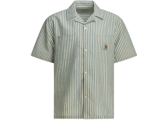Carhartt Leavel Casual Shirt Blue
