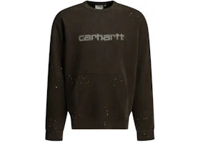 Carhartt Painter Crewneck Sweatshirt Brown - vue 360