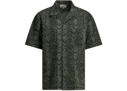 Carhartt Snake Camo Casual Shirt Green - authentic Carhartt apparel