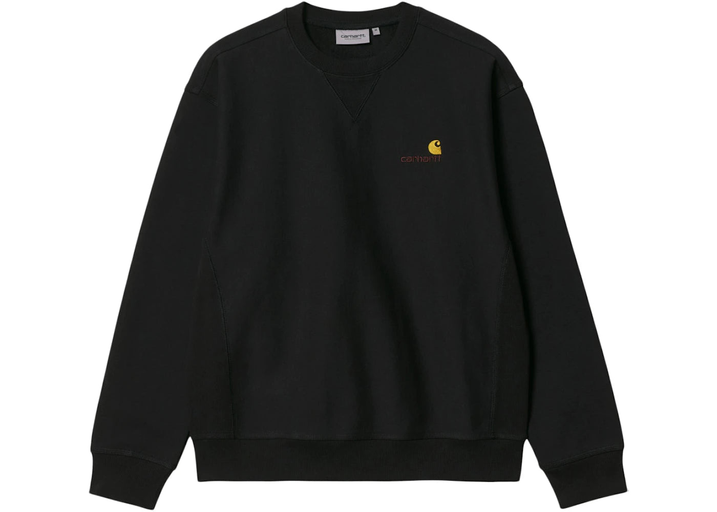 Carhartt WIP American Script Sweatshirt Black - vue 360
