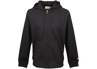 Carhartt WIP Chase Fleece Zip Up Hoodie Black
