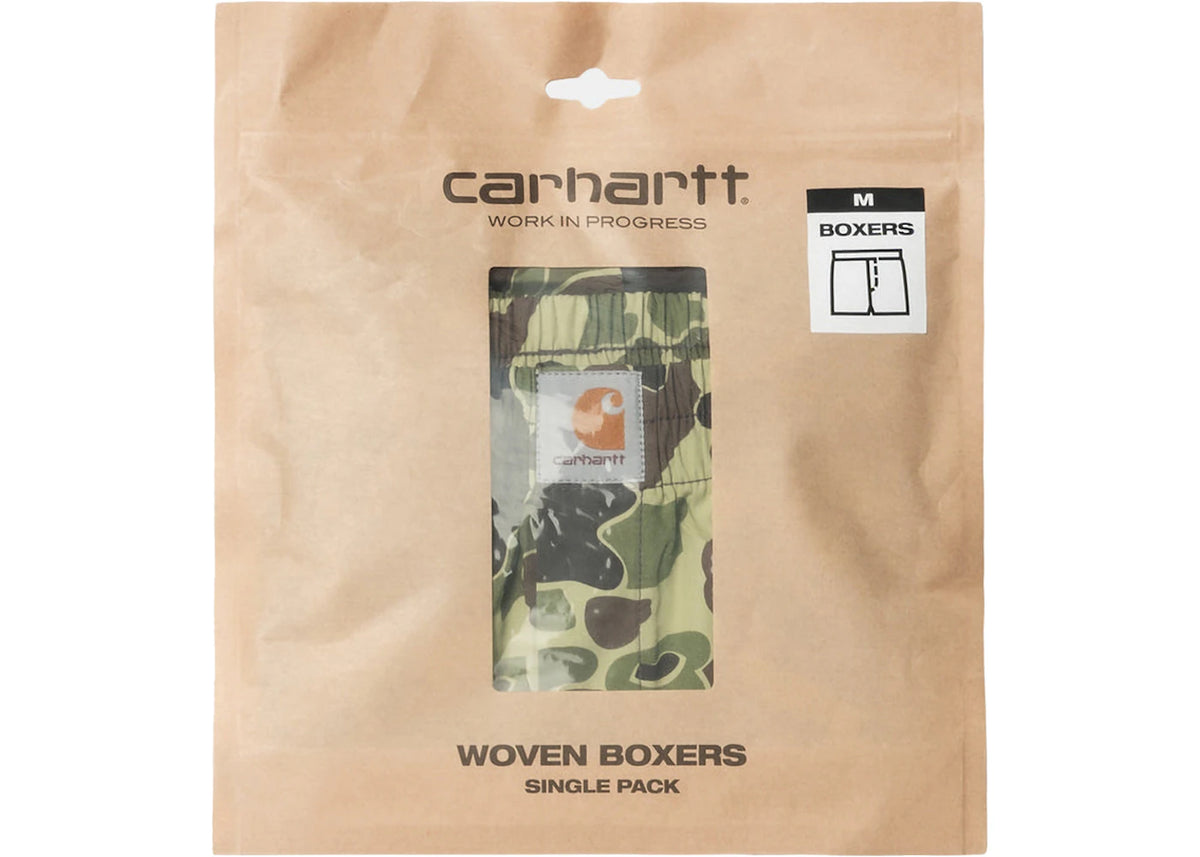 Carhartt WIP Cotton Boxer Green Camo Duck - vue secondaire B