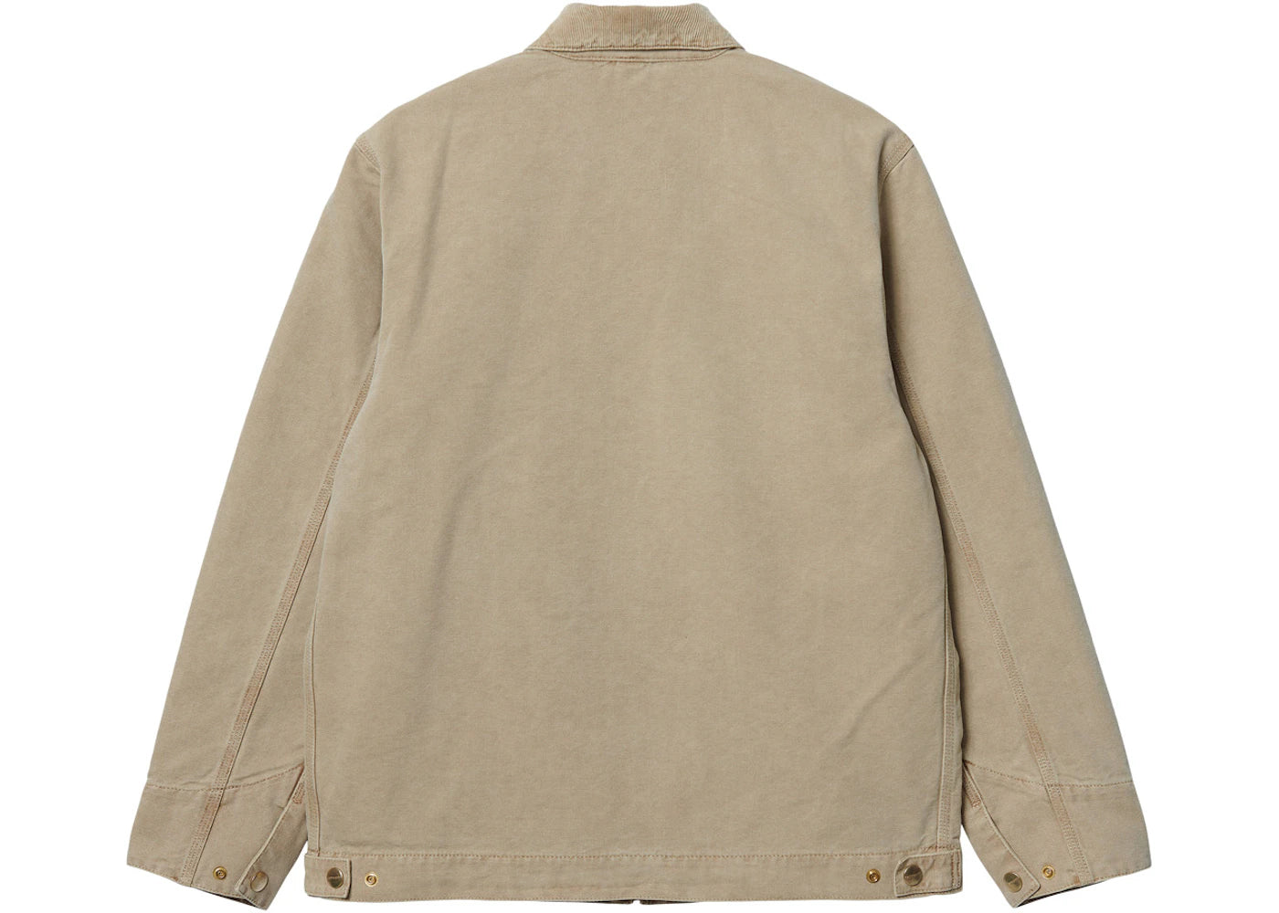 Carhartt WIP Detroit Dearborn Canvas 12oz (Summer) Jacket Dusty H Brown (Faded) - vue secondaire B