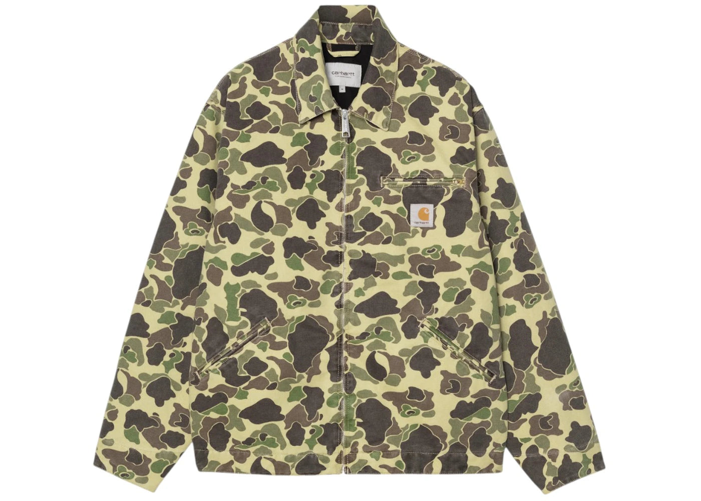 Carhartt WIP Detroit Jacket Green Duck Camo - vue secondaire A