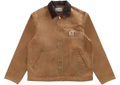 Carhartt WIP Detroit Jacket S Hamilton Brown/Tobacco - authentic Carhartt apparel