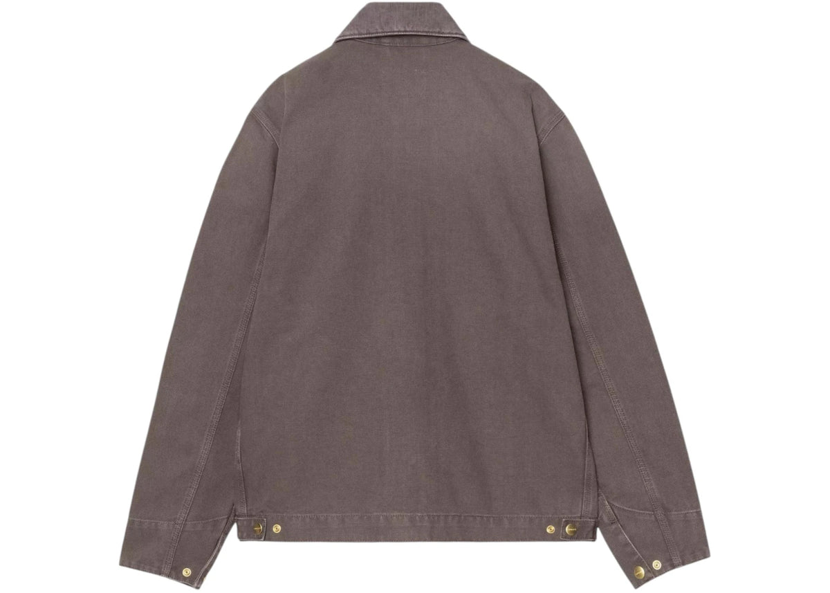 Carhartt WIP Detroit Jacket Shale/Shale/Stone Canvas - vue secondaire B