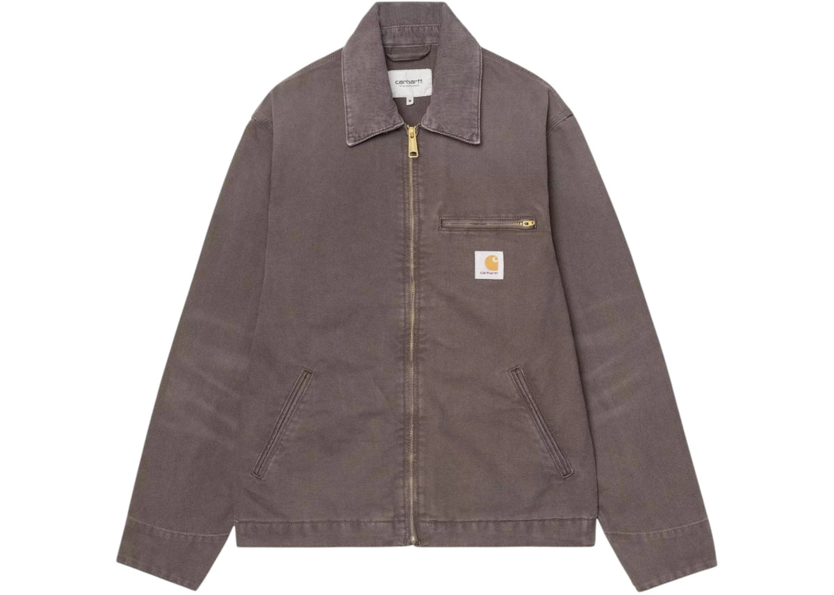 Carhartt WIP Detroit Jacket Shale/Shale/Stone Canvas - vue secondaire A