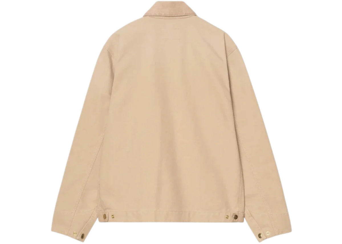 Carhartt Detroit Jacket (Stone Canvas) Dusty Hamilton Brown - vue secondaire A