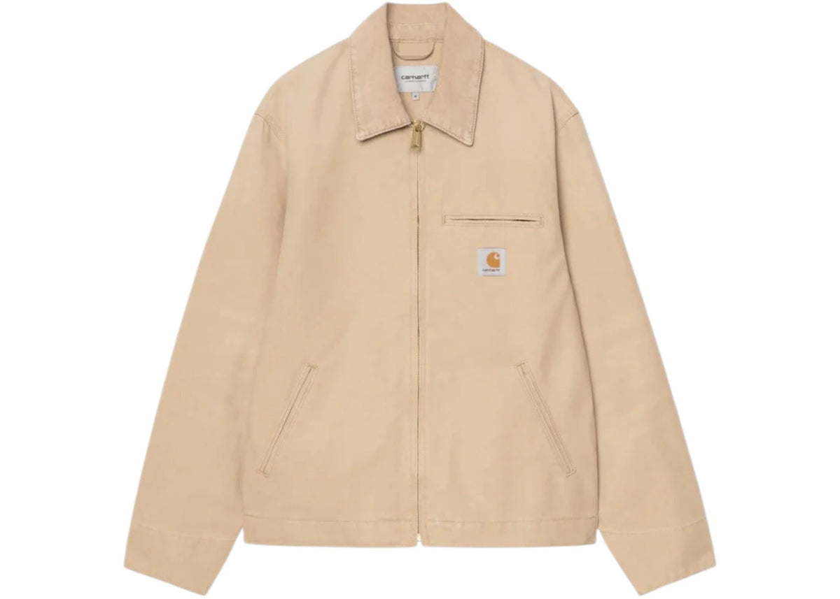 Carhartt Detroit Jacket (Stone Canvas) Dusty Hamilton Brown - vue 360