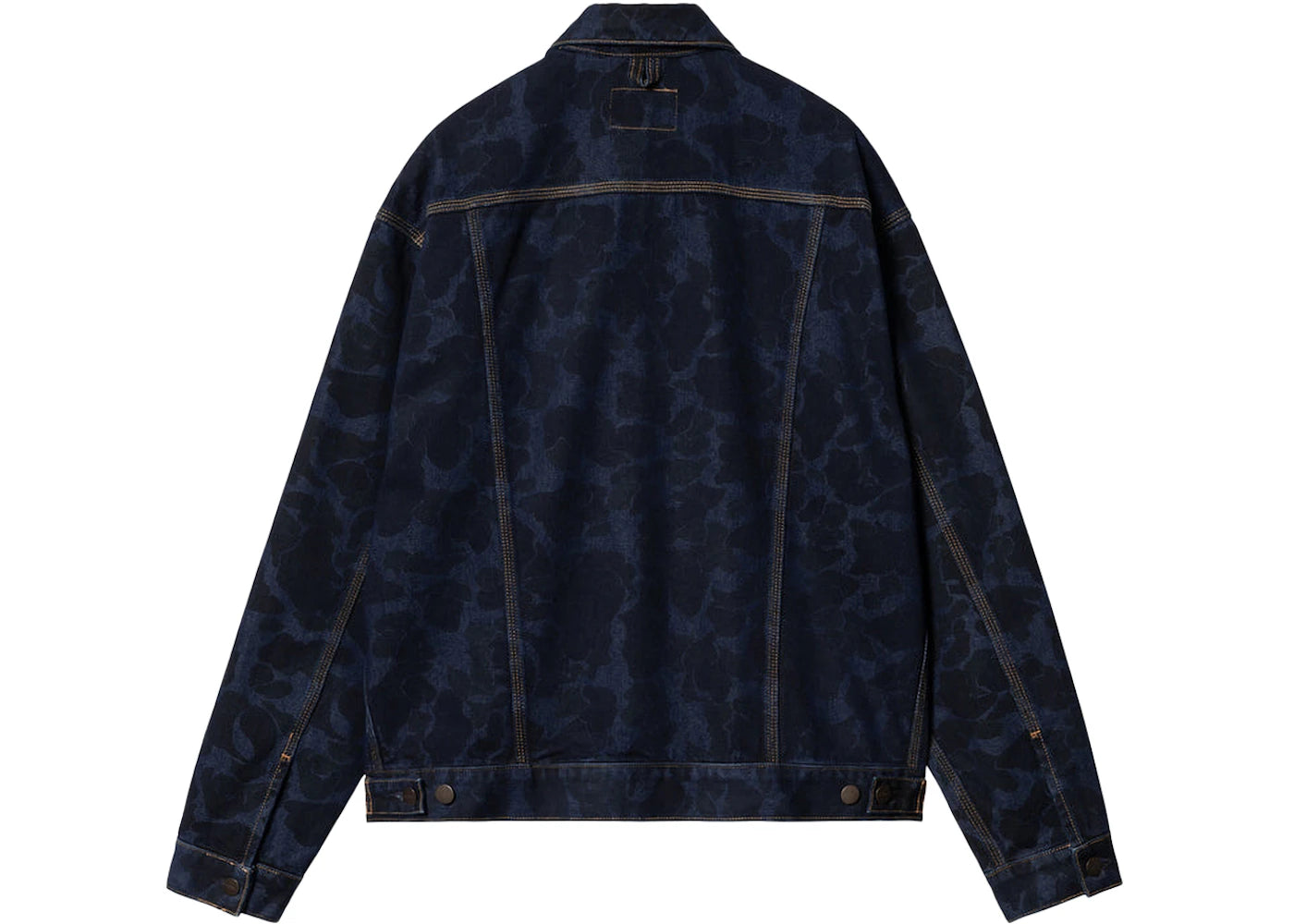 Carhartt WIP Duck Camo Helston Jacket Stone Washed Blue - vue secondaire A