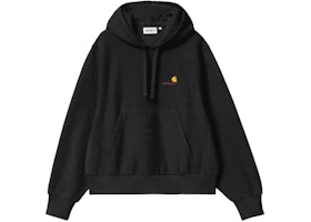 Carhartt WIP Hooded American Script Sweatshirt Black