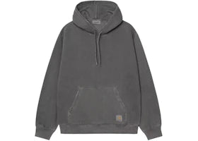 Carhartt WIP Hooded Sweatshirt Washed Black - vue 360