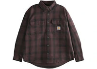 Carhartt WIP L/S Edmands Shirt Natural/Palisander