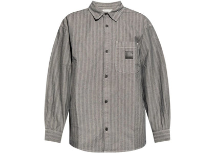 Carhartt WIP Menard Shirt Jacket Rinsed Grey - authentic Carhartt apparel