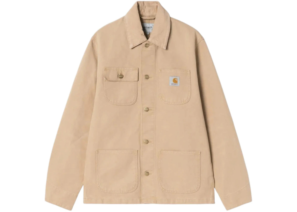 Carhartt Michigan Coat Spring Jacket (Stone Canvas) Dusty Hamilton Brown - vue 360
