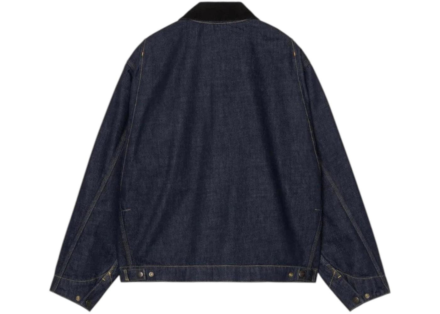 Carhartt OG Detroit Camano Denim Jacket Blue/Black - vue secondaire B