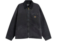 Carhartt WIP OG Detroit Destroy Wash Jacket Black/Black