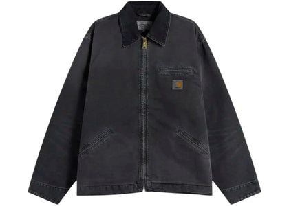 Carhartt WIP OG Detroit Destroy Wash Jacket Black/Black - authentic Carhartt WIP apparel