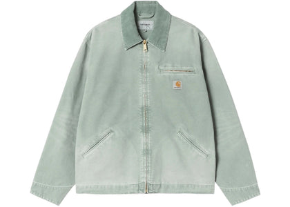 Carhartt WIP OG Detroit Destroy Wash Jacket Shady Green/Shady Green - authentic Carhartt WIP apparel