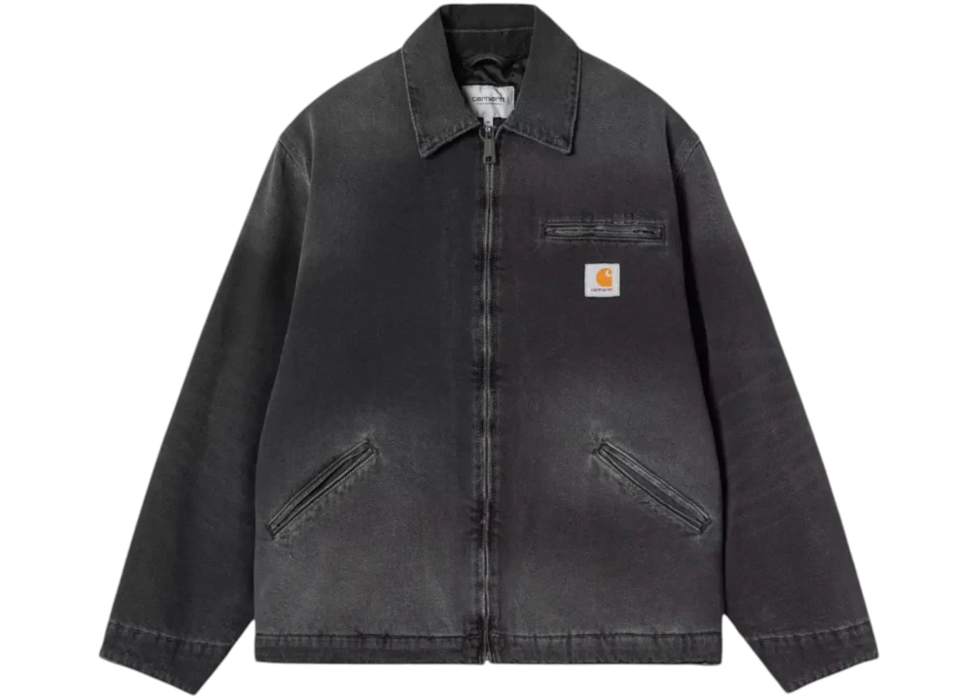 Carhartt WIP OG Detroit Jacket Black (Grind Wash) - vue 360