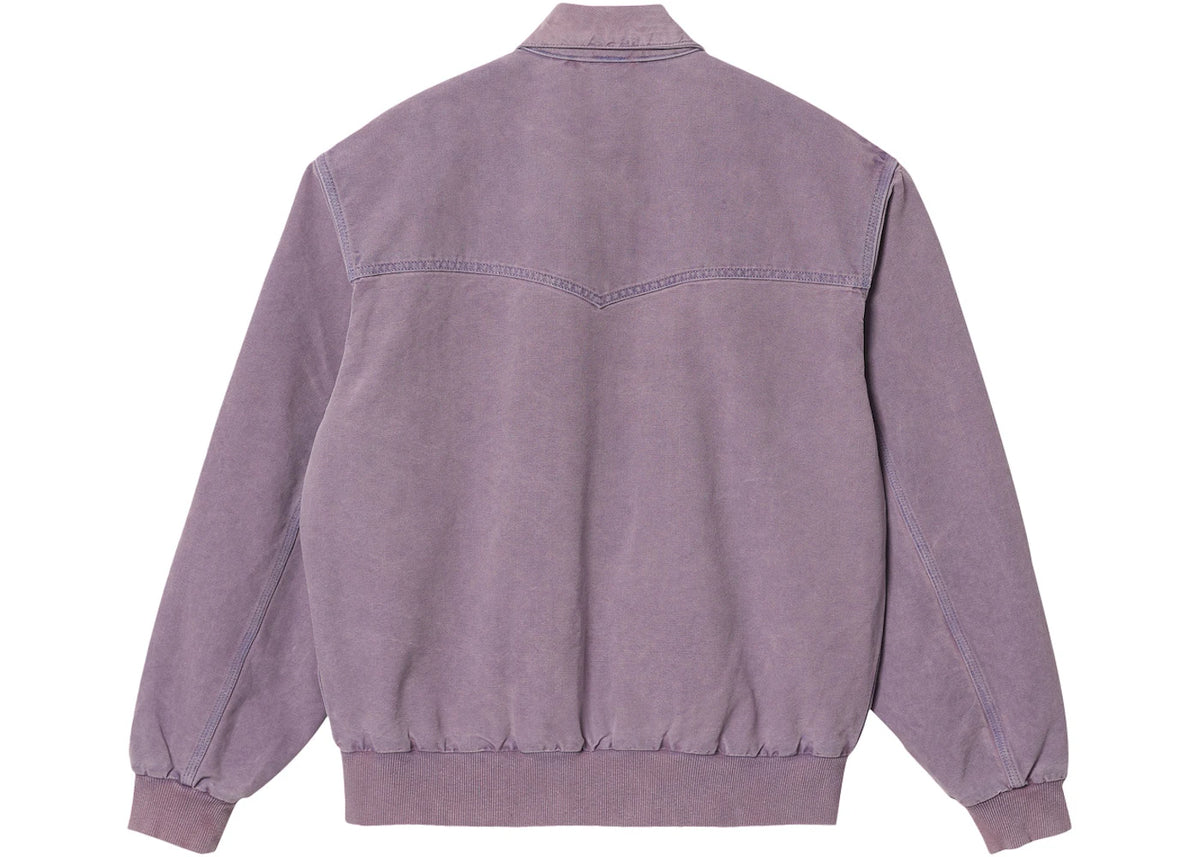 Carhartt WIP OG Santa Fe Dearborn Canvas 12oz Jacket Razzmic (Faded) - vue secondaire B