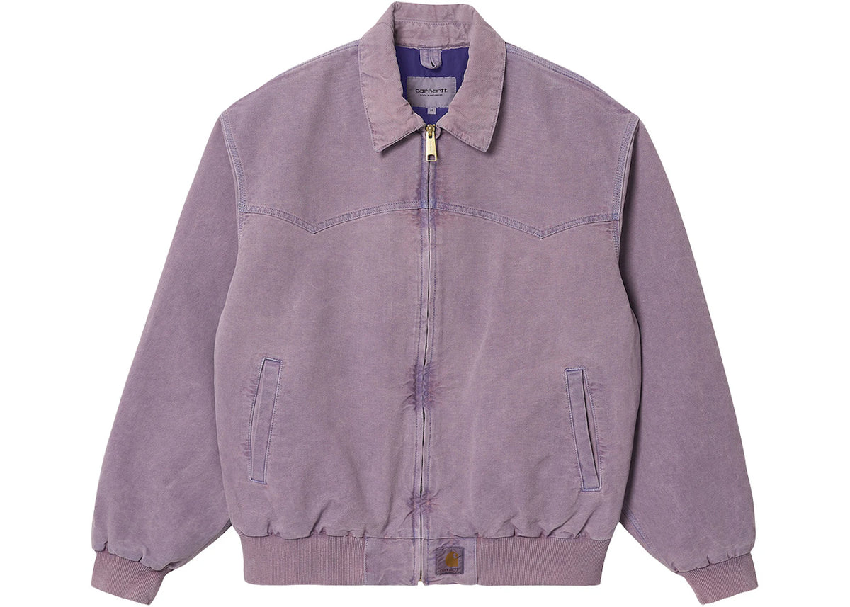Carhartt WIP OG Santa Fe Dearborn Canvas 12oz Jacket Razzmic (Faded) - vue secondaire A
