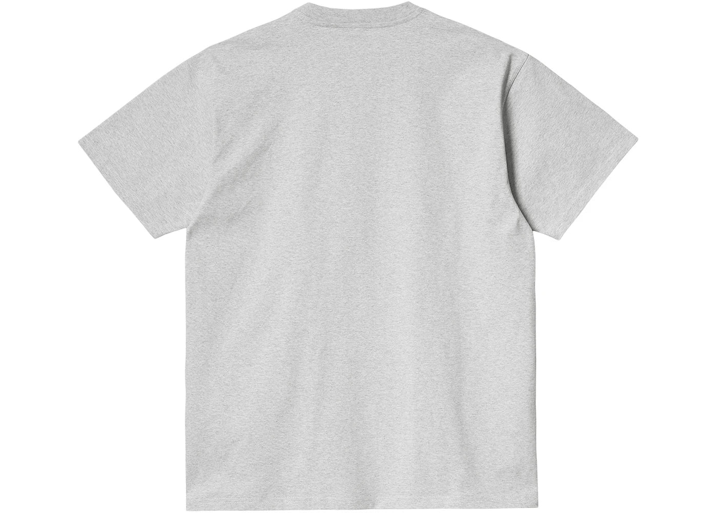 Carhartt WIP S/S American Script T-Shirt Ash Heather - vue secondaire B