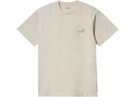Carhartt WIP S/S American Script T-Shirt Natural - vue 360