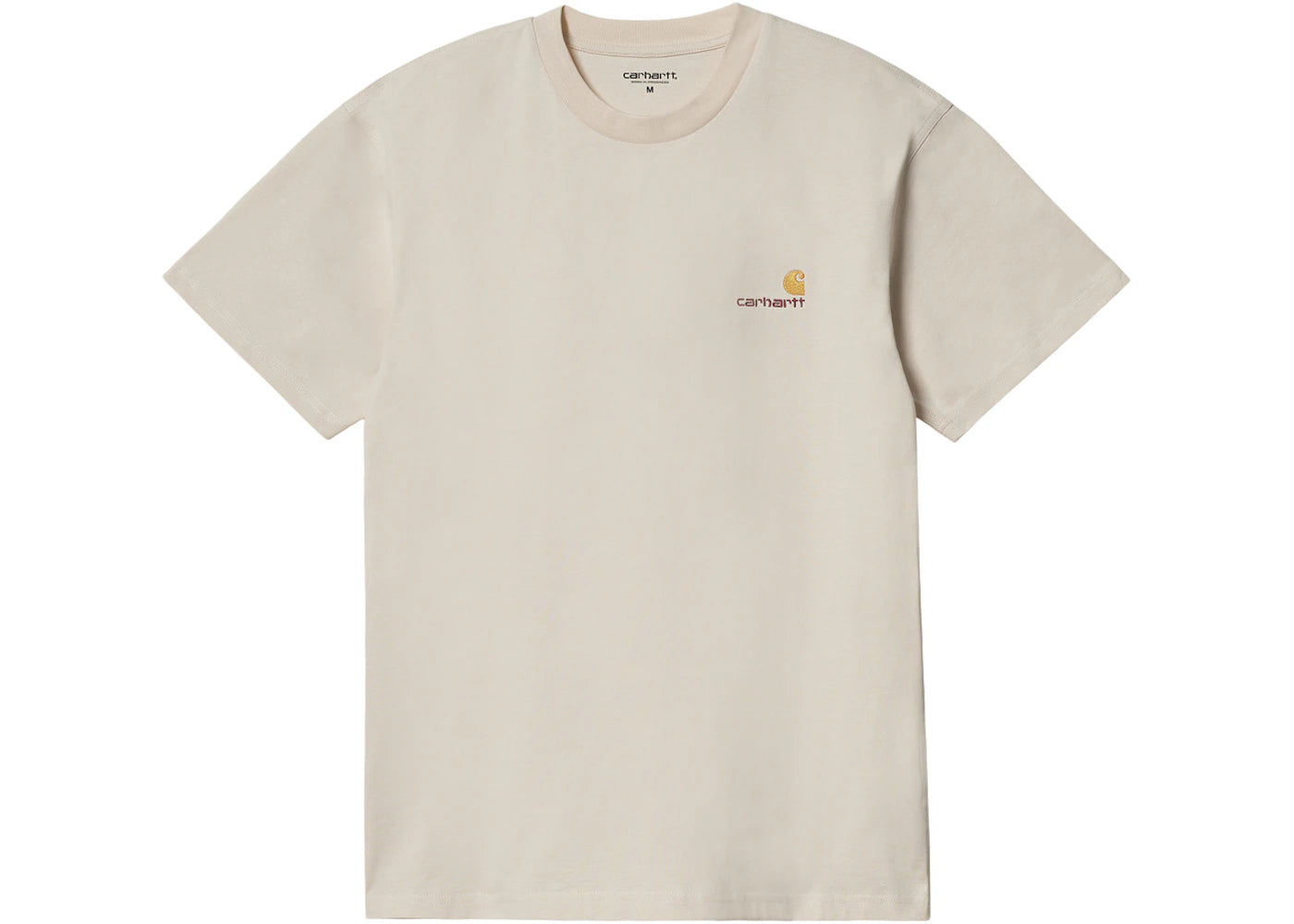 Carhartt WIP S/S American Script T-Shirt Natural - vue secondaire A