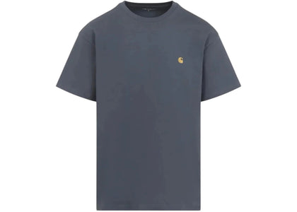 Carhartt WIP S/S Chase T-Shirt Styx/Gold - authentic Carhartt WIP apparel