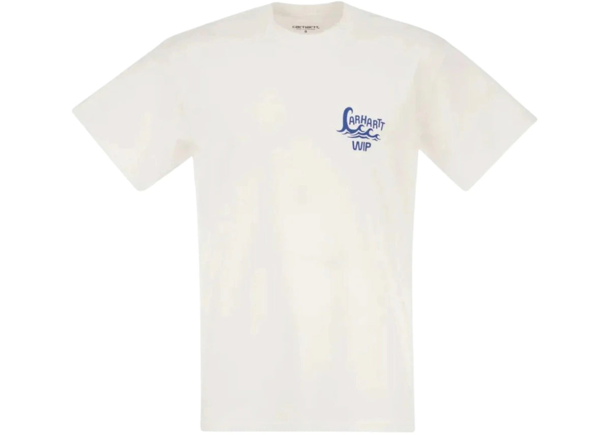 Carhartt WIP S/S Waves T-Shirt White - vue 360