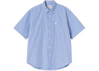 Carhartt WIP Short Sleeves Keene Stripe Shirt Curacao