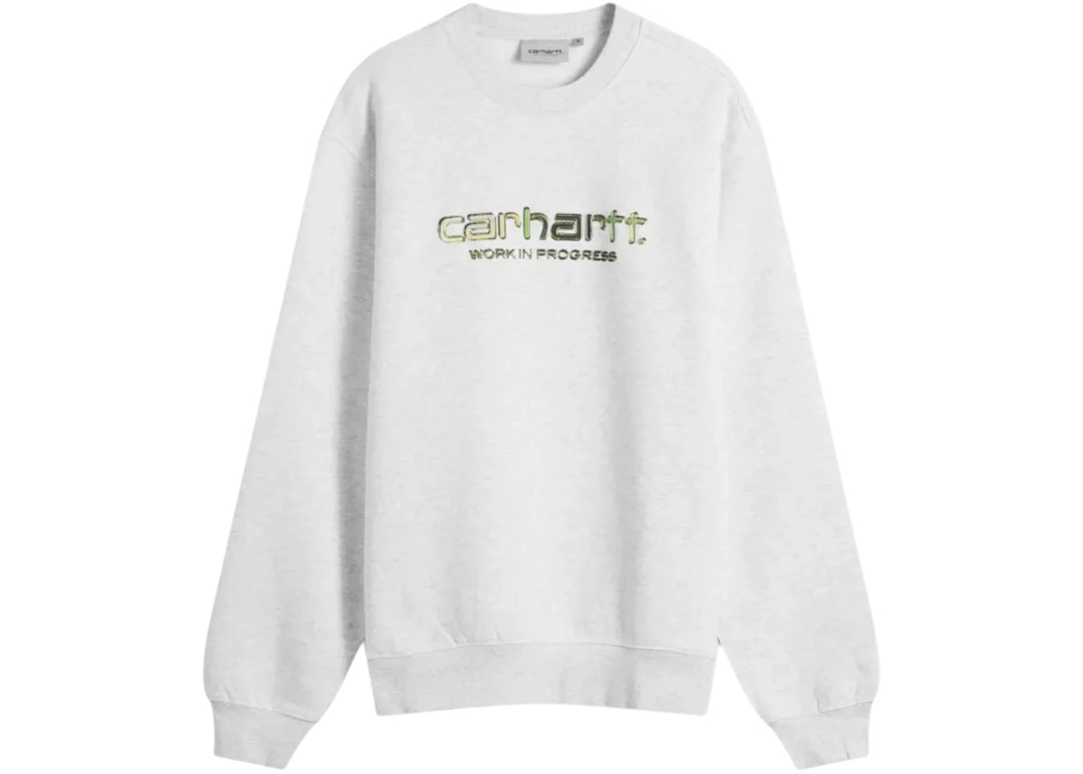 Carhartt WIP Solar Chrome Fleece Sweatshirt  Gray - vue secondaire A