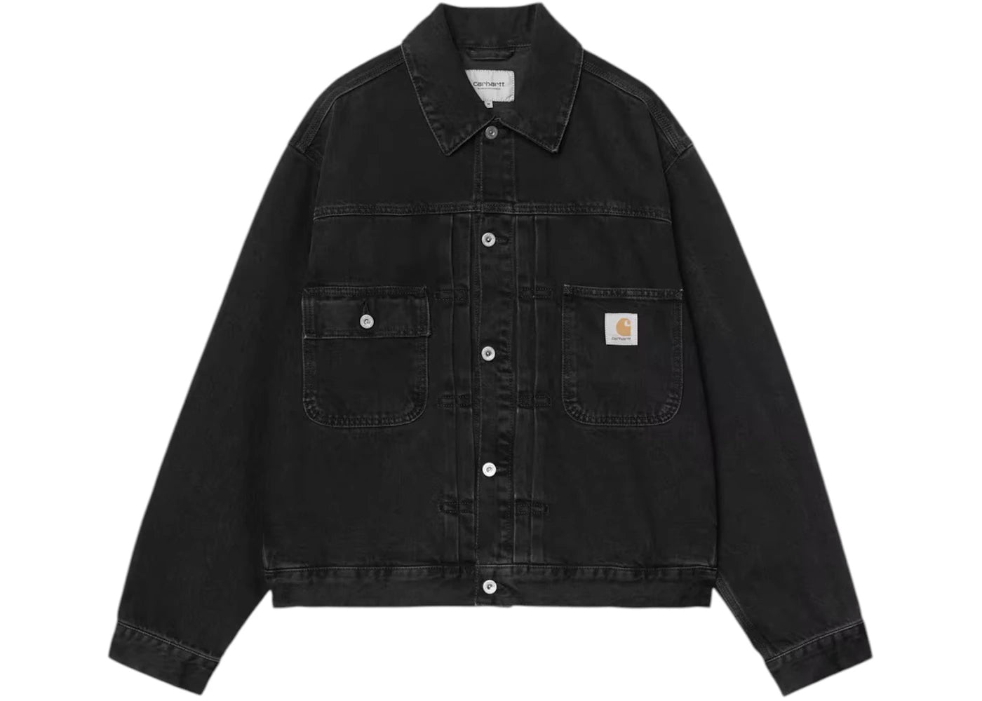 Carhartt WIP Belmar Denim Jacket Black (Stone Washed) - vue secondaire A