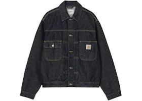 Carhartt WIP Belmar Denim Jacket Blue - vue 360