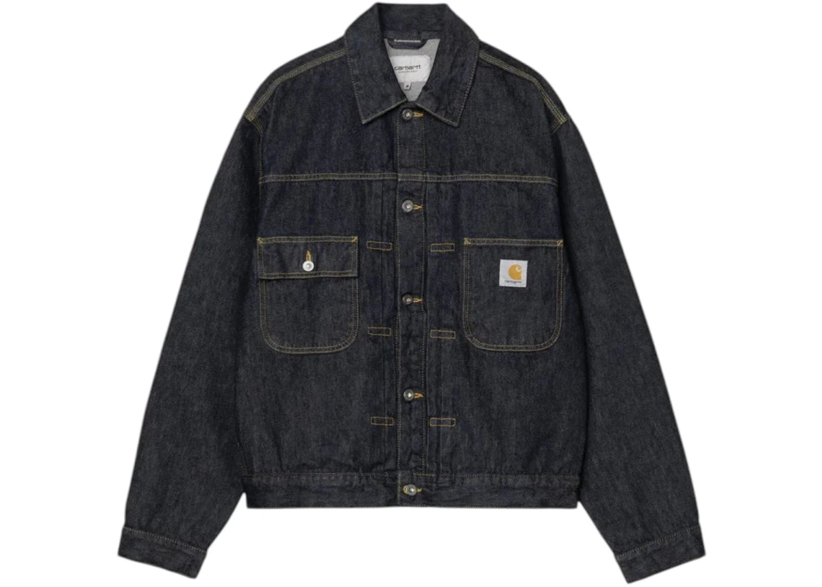 Carhartt WIP Belmar Denim Jacket Blue - vue secondaire A