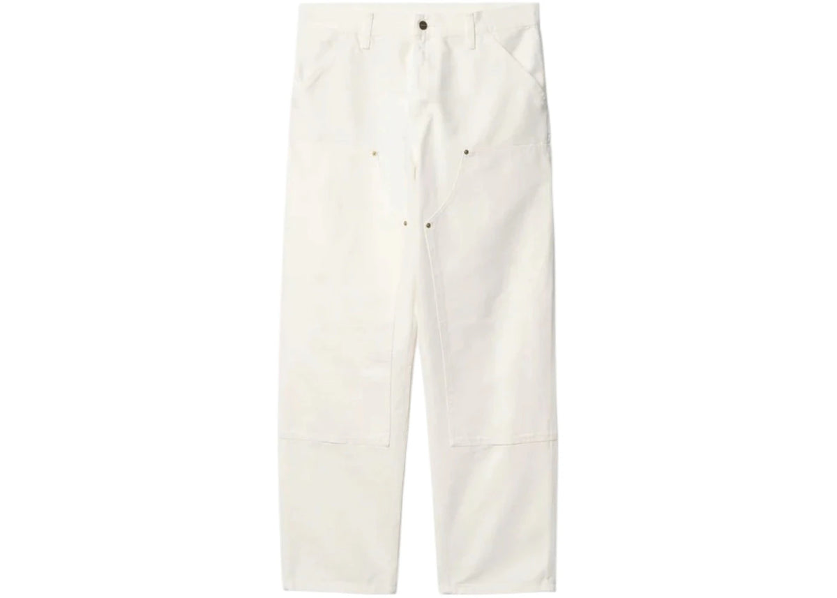 Carhartt WIP Double Knee Pant (SS26) Wax (Rinsed) - vue secondaire A