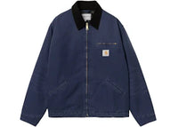 Carhartt WIP OG Detroit Aged Canvas Jacket Air Force Blue/Black