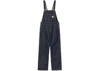 Carhartt WIP Women's Bib Straight Overall Rinsed Blue