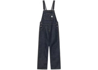 Carhartt WIP Women's Bib Straight Overall Rinsed Blue