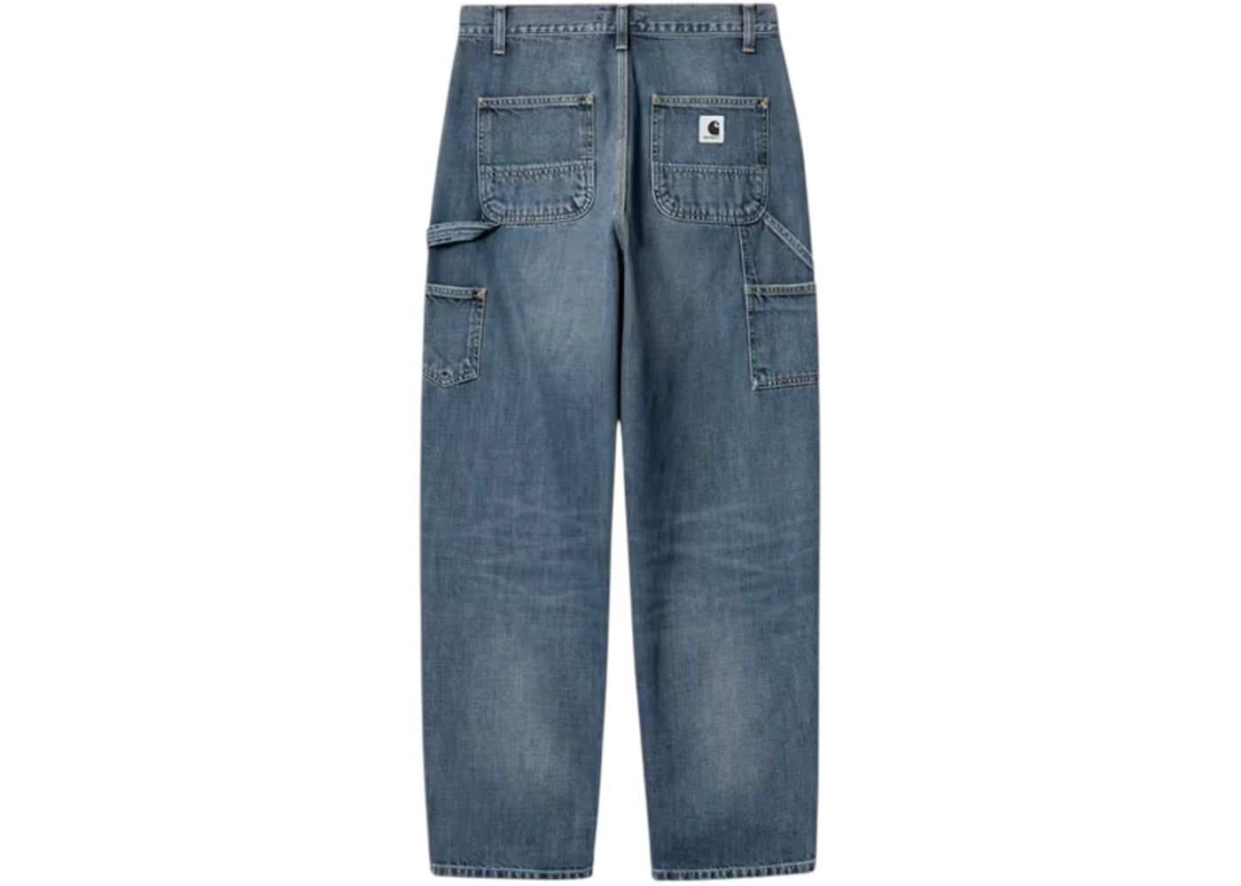 Carhartt WIP Women's Brandon Single Knee Pant Blue Dark Washed - vue secondaire B