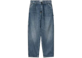 Carhartt WIP Women's Brandon Single Knee Pant Blue Dark Washed - vue 360
