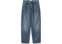 Carhartt WIP Women's Brandon Single Knee Pant Blue Dark Washed