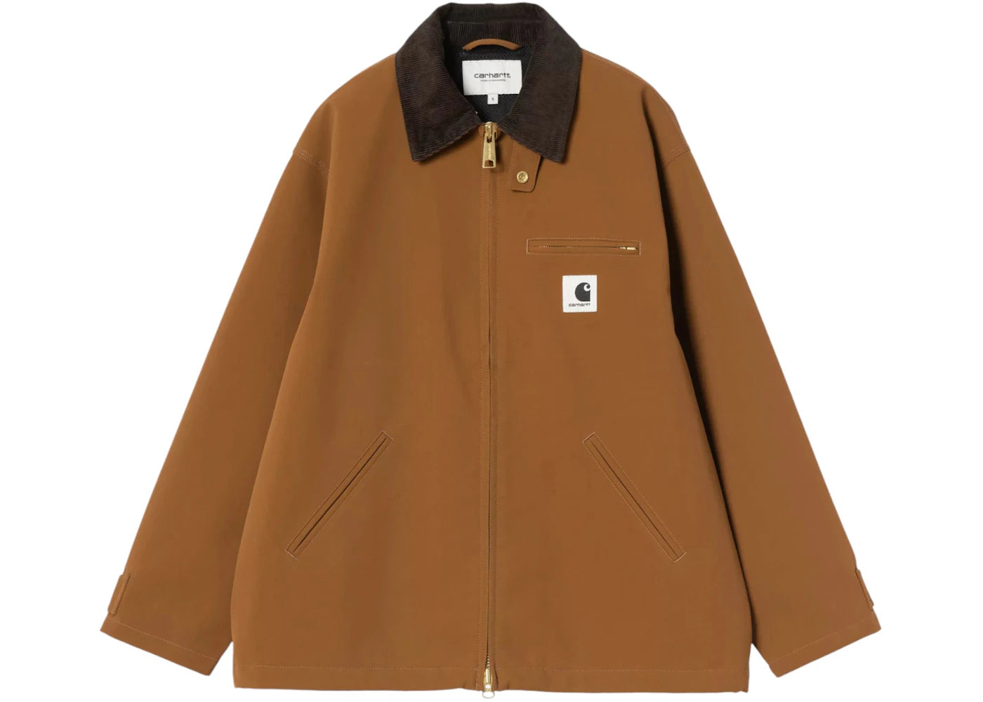 Carhartt WIP Women's Clark Jacket Hamilton Brown Tobacco - vue secondaire A