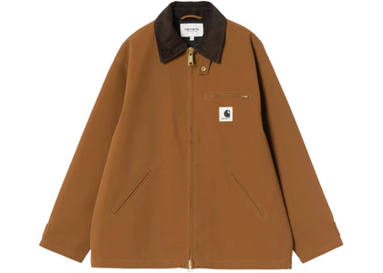 Carhartt WIP Women's Clark Jacket Hamilton Brown Tobacco - apparel view 2