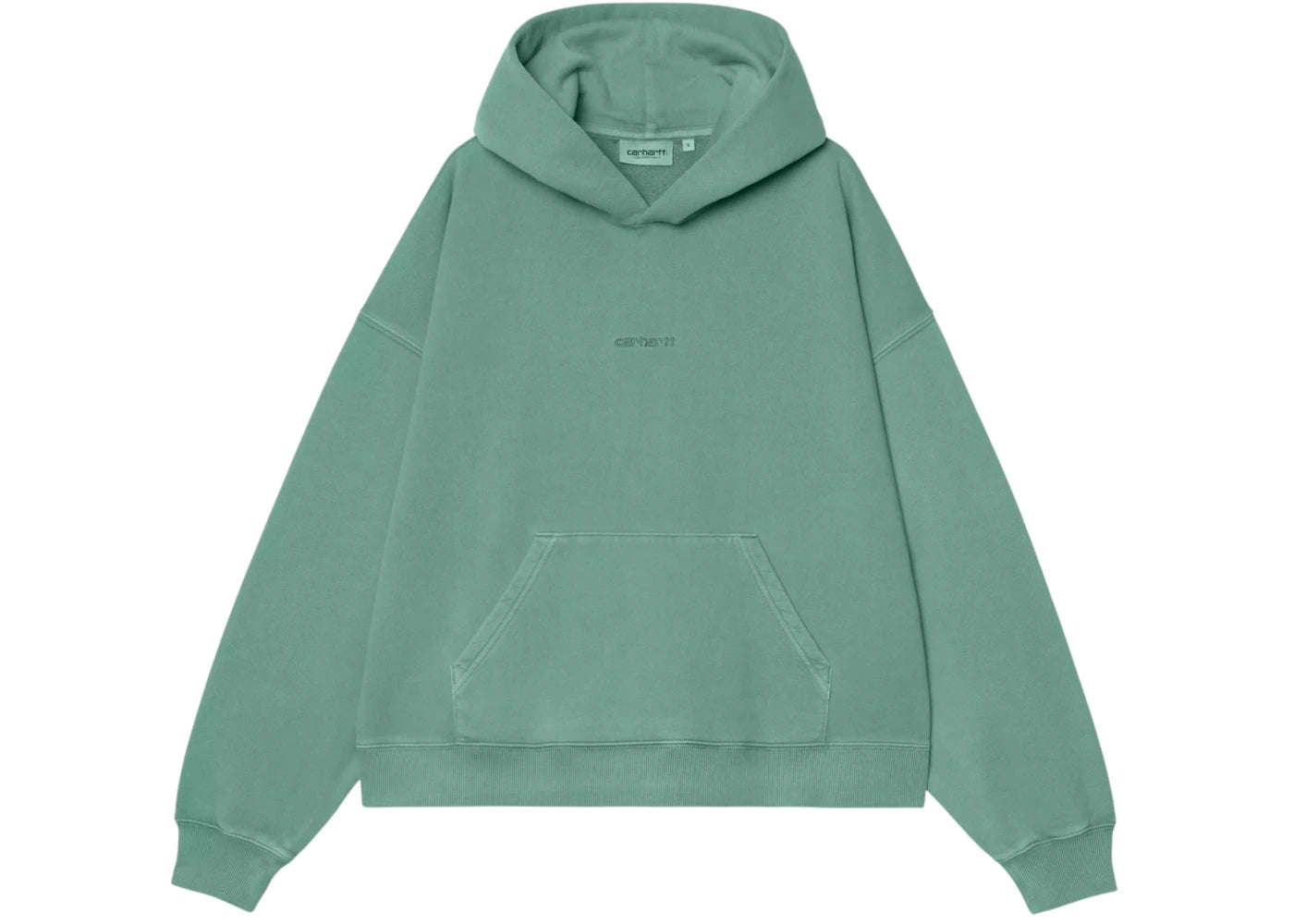 Carhartt WIP Women's Hooded Benton Sweat Lily Garment Dyed - vue secondaire A