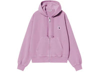 Carhartt WIP Women's Hooded Nelson Jacket Gentle Purple Garment Dyed
