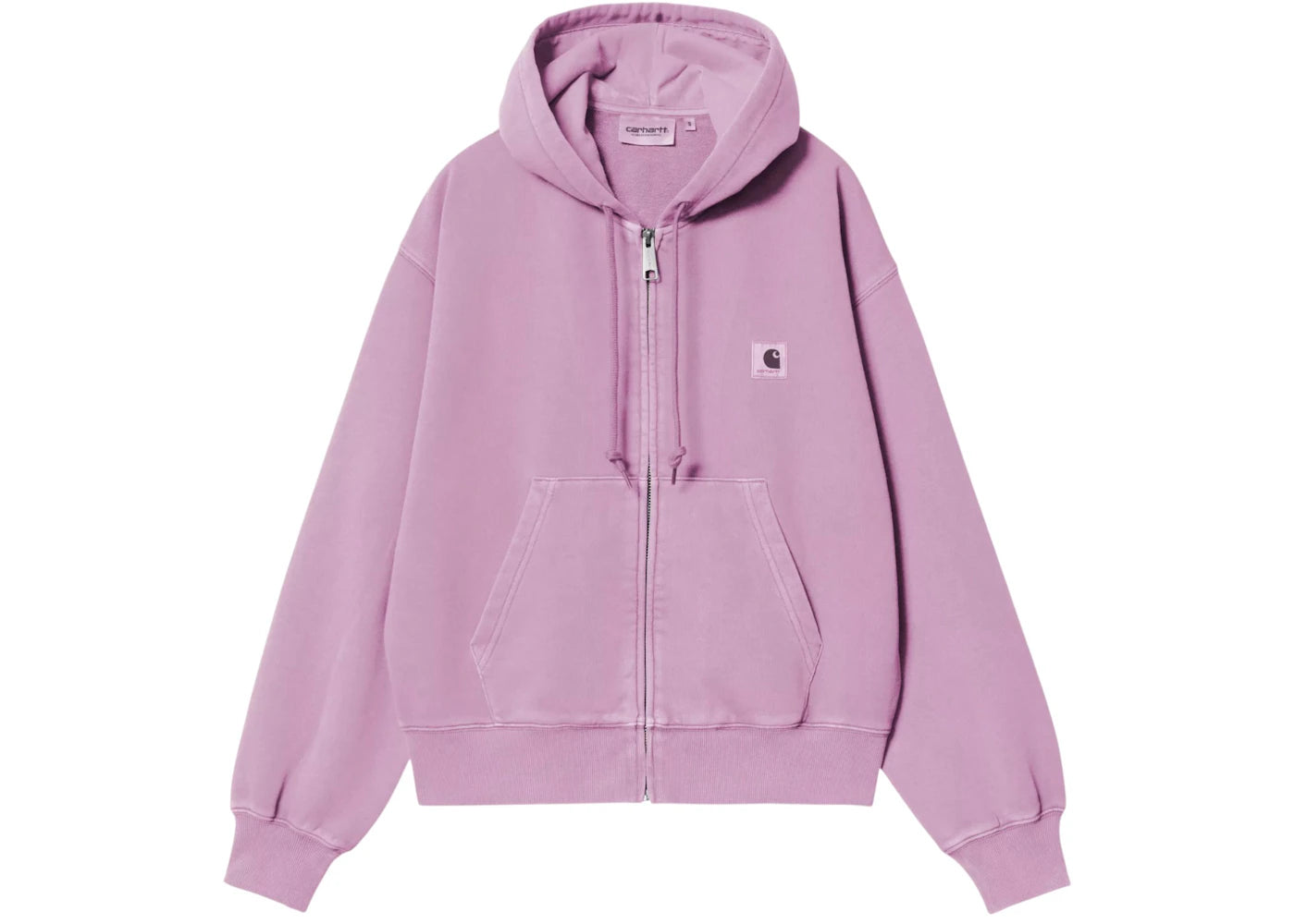 Carhartt WIP Women's Hooded Nelson Jacket Gentle Purple Garment Dyed - vue secondaire A