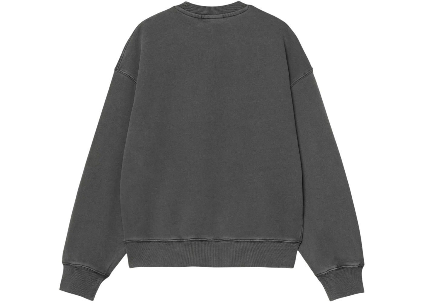 Carhartt WIP Women's Nelson Sweat Black Garment Dyed - vue secondaire B